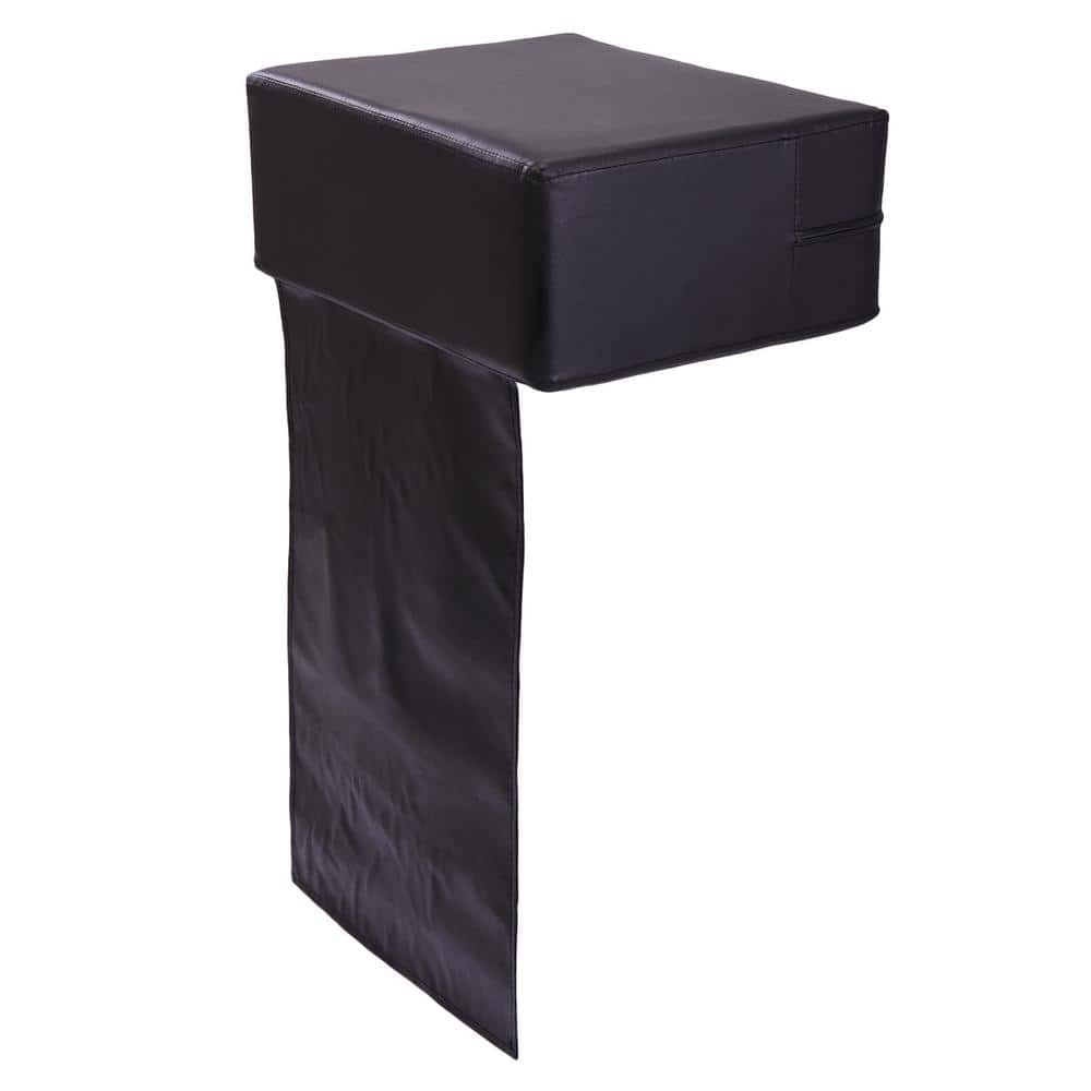 Black PVC Leather Child Salon Booster Seat Cushion with Metal Frame