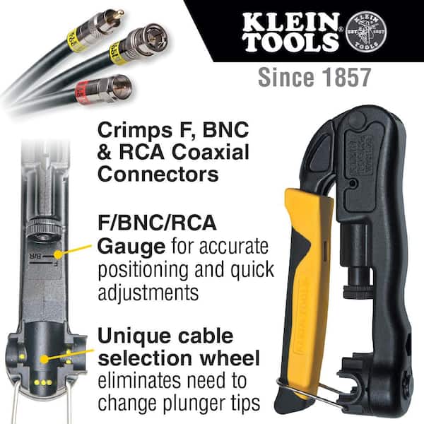 Heavy-Duty Multi-Connector Compression Crimper