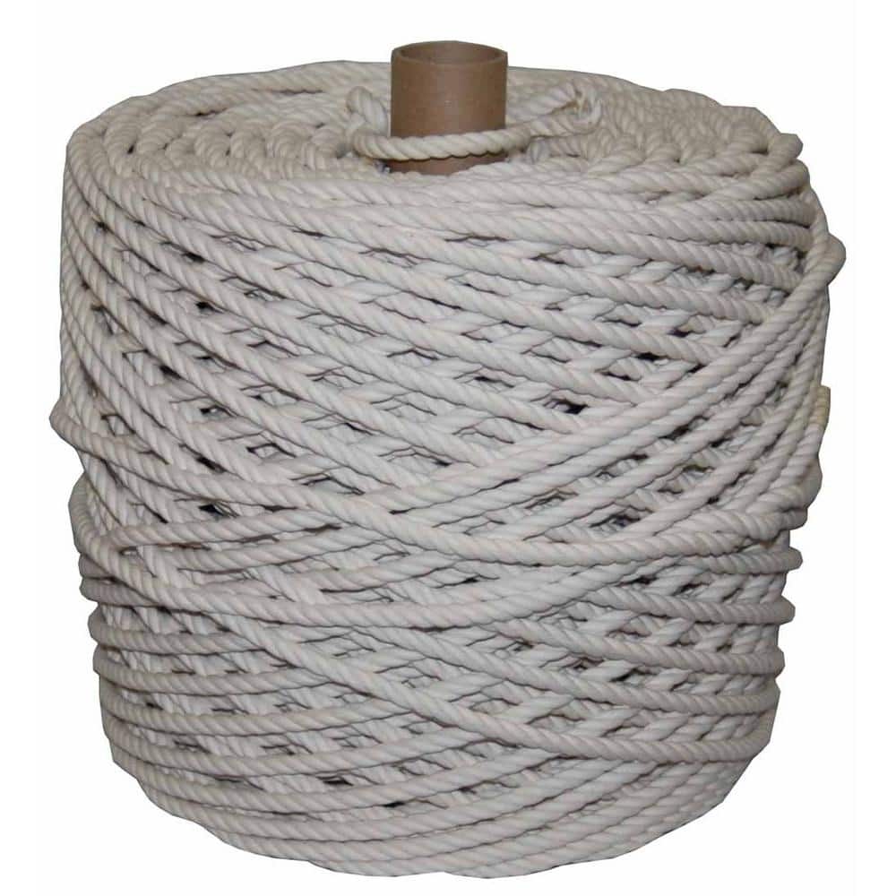 All-Purpose Cotton Clothesline Rope 100 Foot Length 3/16-Inch Diameter 