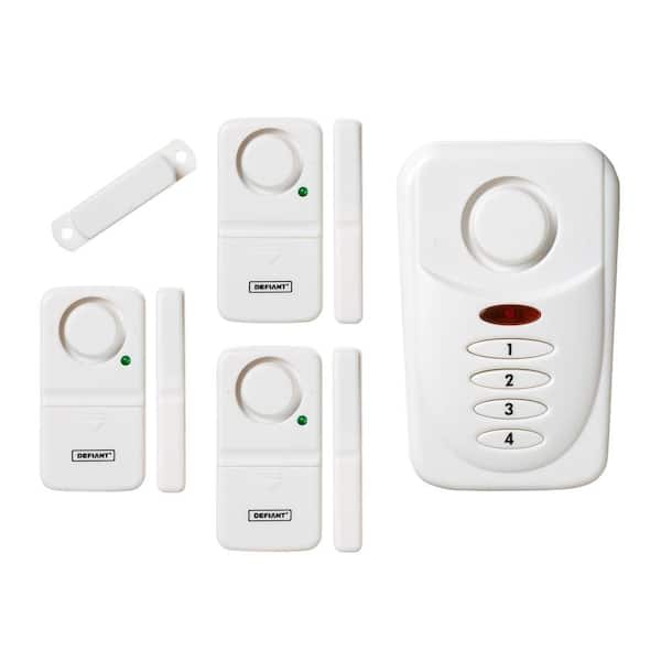 Defiant Wireless Home Security Door/Window Alarm Kit