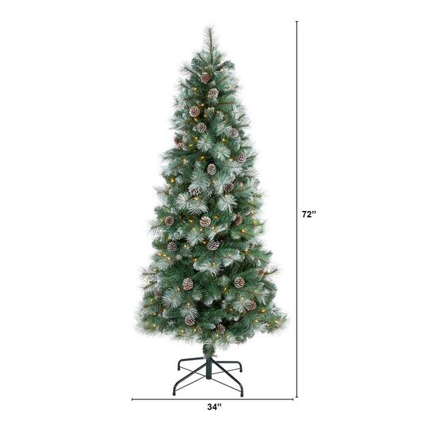 for sale online Wondershop Prelit Artificial Christmas Tree Slim Virginia Pine Clear Lights 