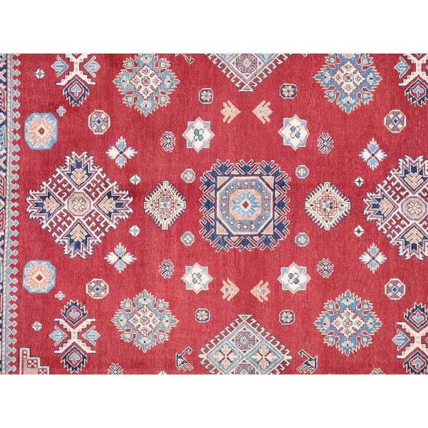 Tribal Red/Ivory 10 ft. x 10 ft. Oriental Area Rug