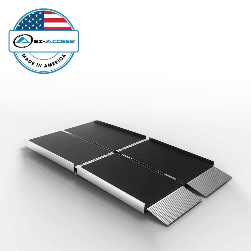 【未使用品】 GRAPHTEC PPA 28-SHF EZ-ACCESS SUITCASE 5 ft. Trifold Portable Aluminum Wheelchair Ramp
