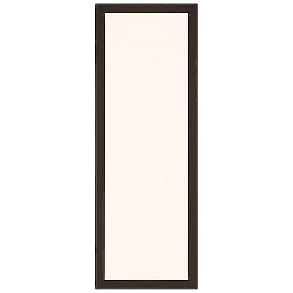 Access Lighting - GEO Black, White Indoor/Outdoor Hardwired Wall Lantern Cylinder Sconce with Integrated LED