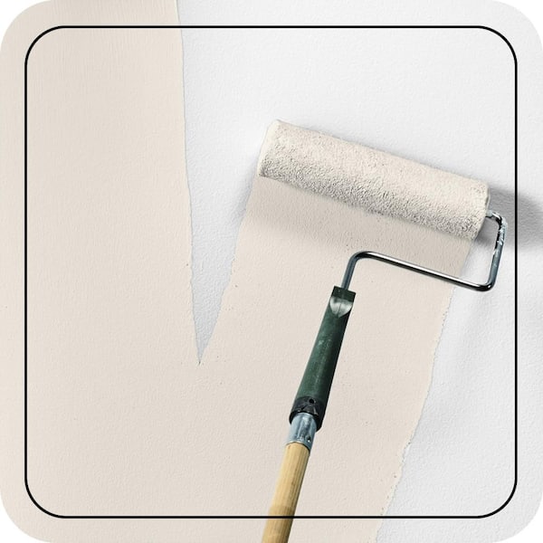 1 gal. #PPU5-09 Bleached Linen Flat EcoMix Plant-Based Interior Paint & Primer