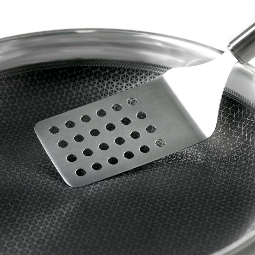 7 Piece Stainless Steel Nonstick Cookware Set with Glass Lids