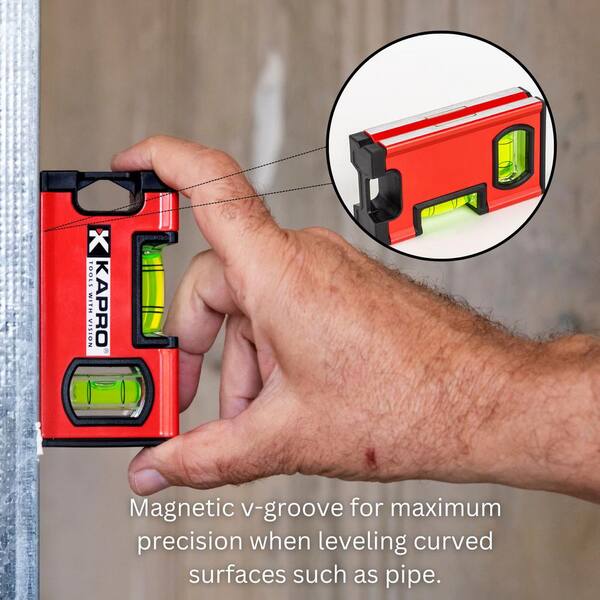 Kapro 771 Twin 8 in. Magnetic Tool Box Level 771-42X-8 - The Home