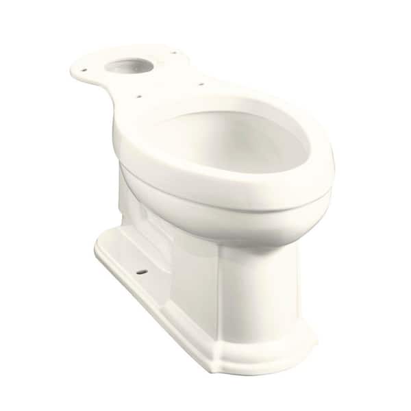 KOHLER Devonshire Comfort Height Elongated Toilet Bowl Only in Biscuit