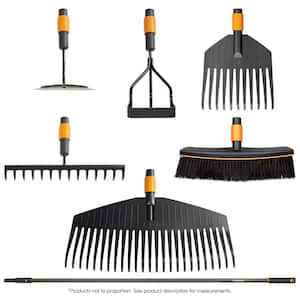 7-Piece Garden Tool Set Quikfit Lawn and Landscaping Attachments