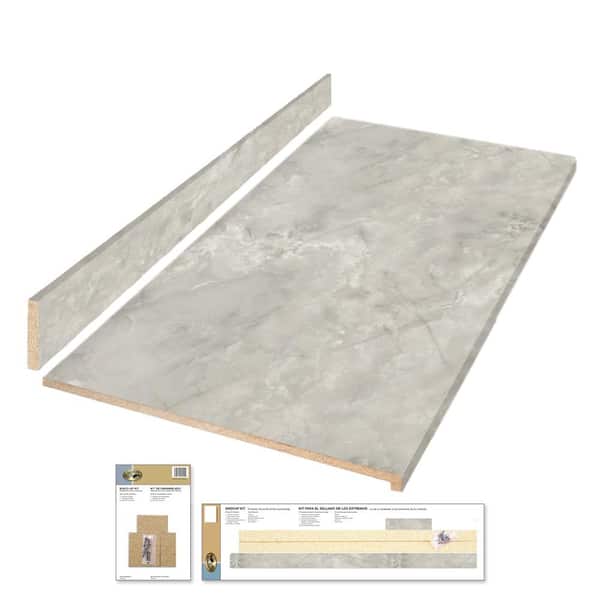Hampton Bay 4 Ft Straight Laminate Countertop Kit Included In Textured