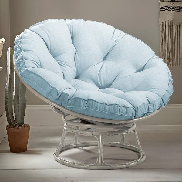 Light blue saucer chair discount