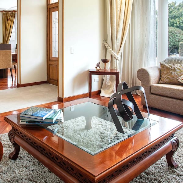 Fab Glass And Mirror 30 In. Clear Round Glass Table Top, 1/2 In. Thickness Tempered Beveled Edge Polished 30RT12THBEAN - View #7