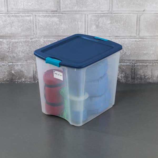 Sterilite 26 Gallon Latch & Carry Plastic Storage Tote Container Box &  Reviews