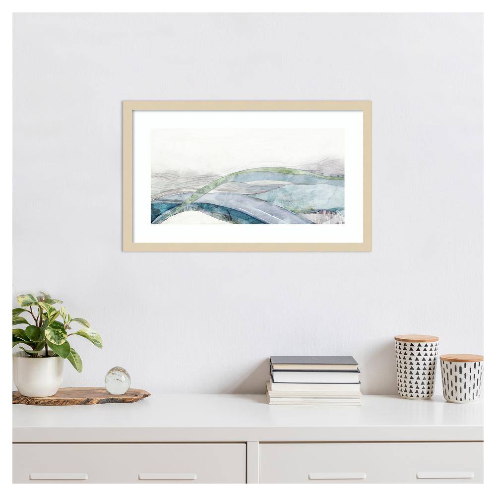 Way of Water Abstract Expressionism Framed Wall Art Print