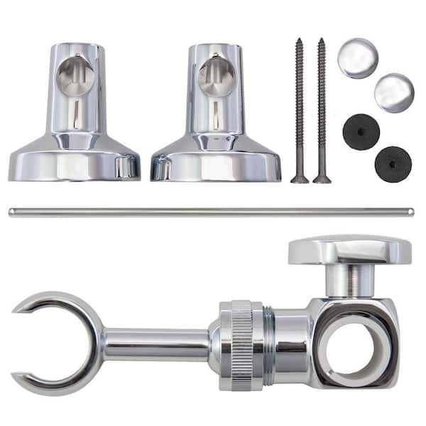 MOEN Commercial Adjustable 30 in. Slide Bar with Attaching Hardware in Chrome