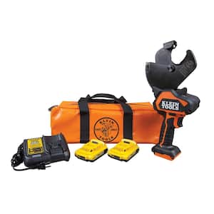Battery-Operated ACSR Open-Jaw Cutter with Two 2 Ah Batteries Charger and Bag