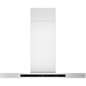 Vista 36 in. Shell Only Wall Mount Range Hood with LED Lights in Stainless Steel
