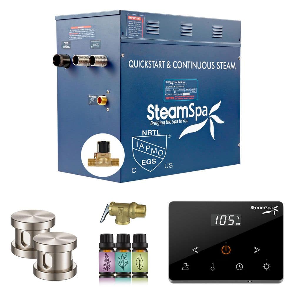Oasis Series 12000-Watt Steam Generator with Continuous Steam Fully Wireless Control and Auto-Drain in Nickel price history on PriceWatchPro