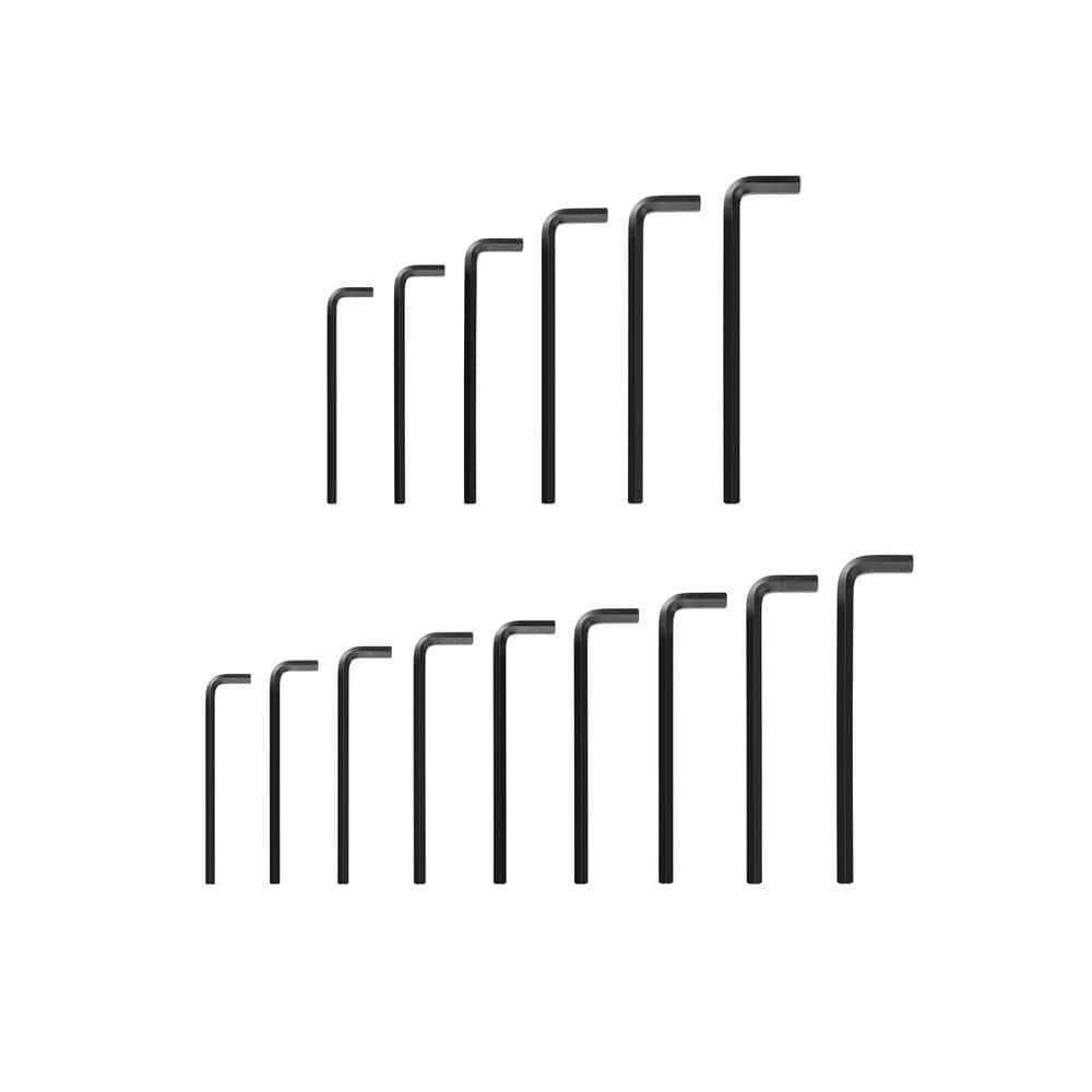 Flat End Hex L-Key Set, 15-Piece (7/16-3/4 in., 11-19 mm) price history on PriceWatchPro