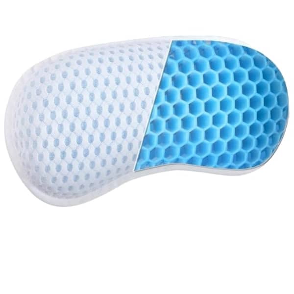 Adrinfly Waterproof Bath Pillows for Bathtub with Slip Resistant, Neck and Back Support with 3 Strong Suction Cups in White