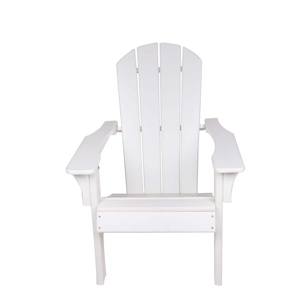 Classic White Plastic Adirondack Chair 1 Pack XBWH4PADLKC The Home   Plastic Adirondack Chairs Xbwh4padlkc 64 1000 