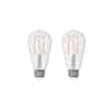 Bulbrite 60W Equivalent Warm White Light ST18 Dimmable LED Filament ...