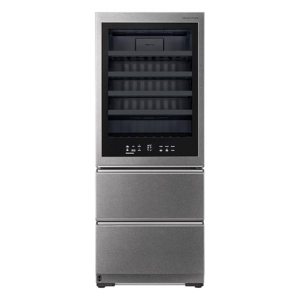 SIGNATURE 65-Bottle Freestanding SMART Wine Cellar Smart Beverage Cooler with InstaView & Auto-Open Door, Counter Depth