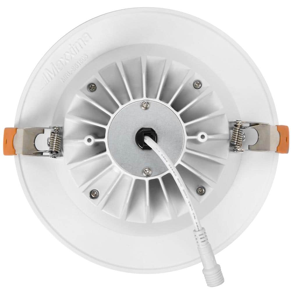 7-Inch White Aluminum Round LED Recessed Downlight