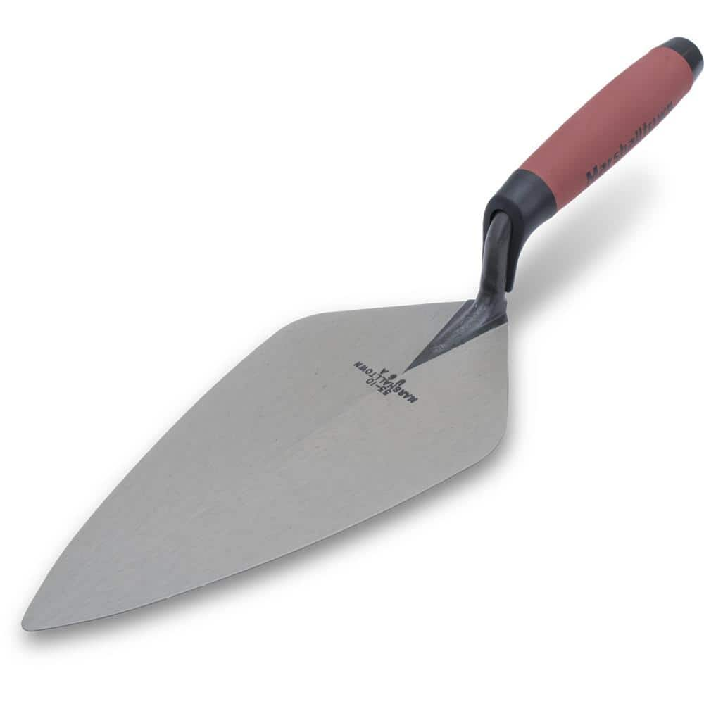 MARSHALLTOWN 10 in. Brick Trowel London Pattern with Durasoft Handle