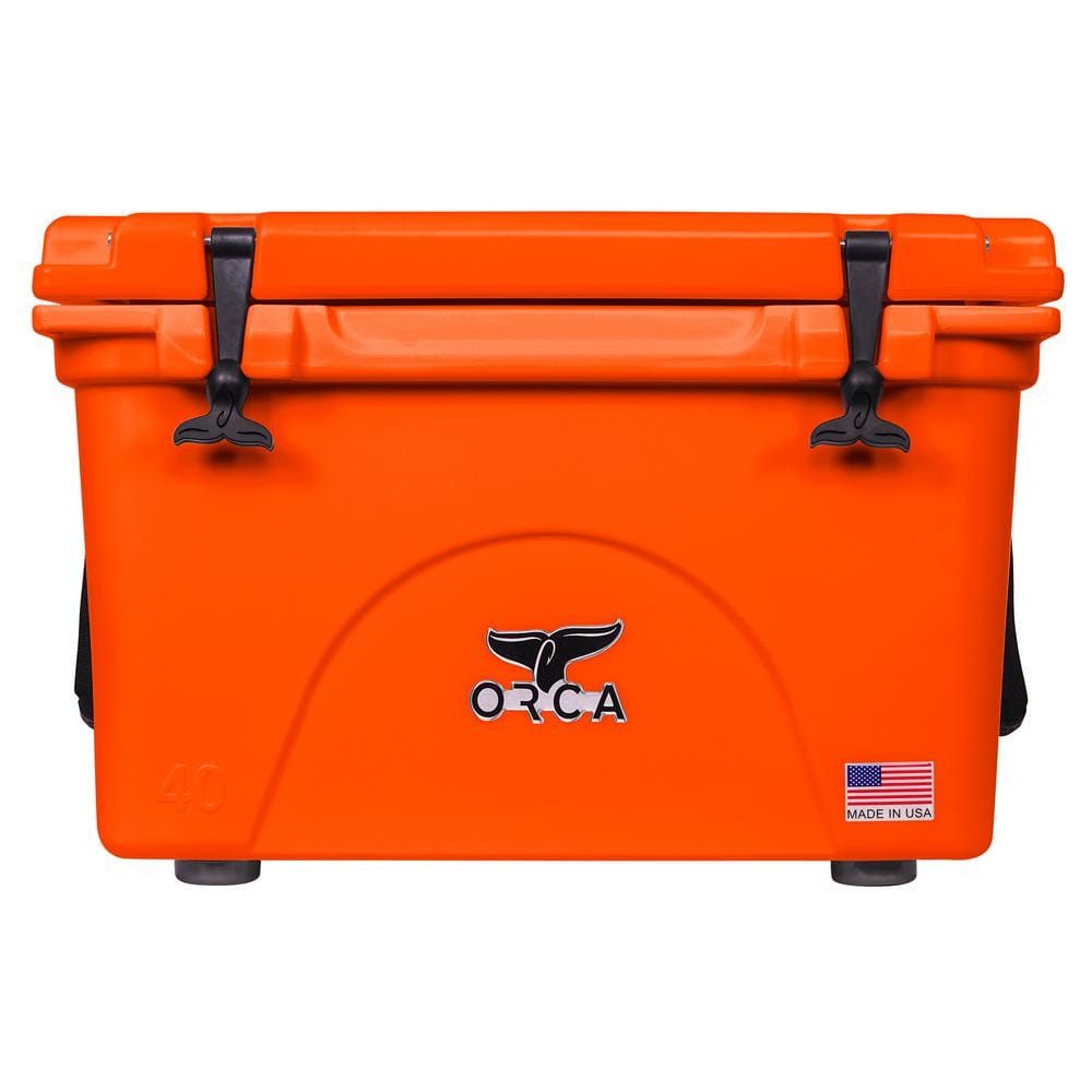ORCA 40 Qt. Cooler in Blaze Orange ORCBZO040 - The Home Depot