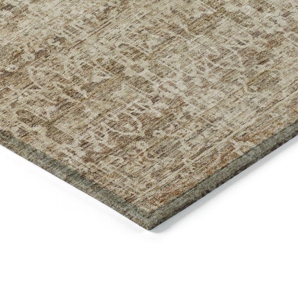 Chantille Machine Washable Indoor/Outdoor Abstract ACN2152 Brown 3 ft. x 5 ft. Area Rug