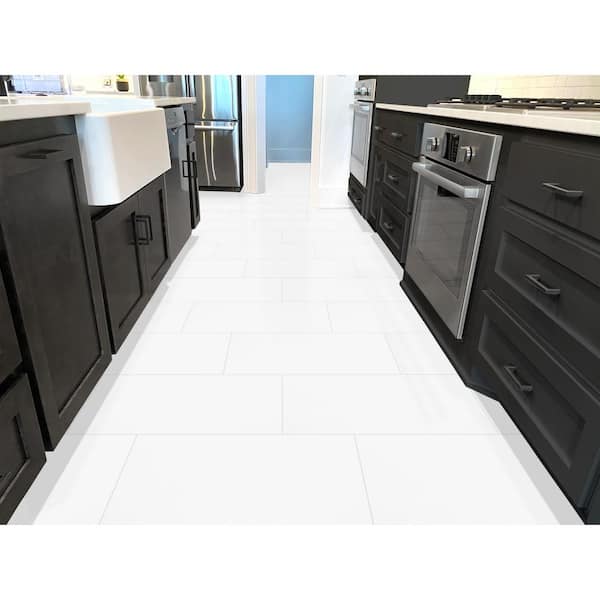 White 12 in. x 24 in. Matte Porcelain Floor and Wall Tile (48-Cases/558.72 sq. ft./Pallet)