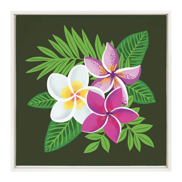 Kate and Laurel Sylvie 24 in. x 24 in. Transitional Framed Canvas Wall Art