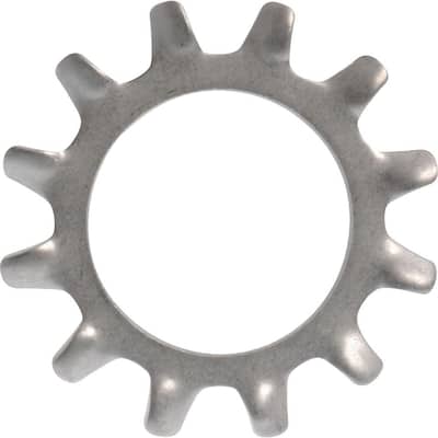 50 7/16" External Tooth Star Steel Lock Washer Zinc Plated 