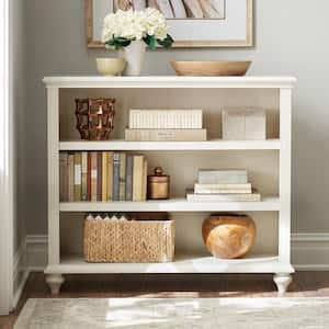 Hamilton Off White 3-Shelf Adjustable Accent Bookcase (36 in. H)