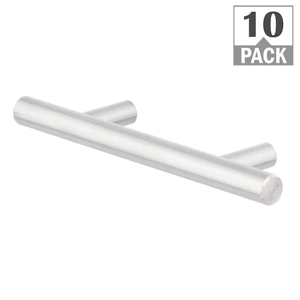 Everbilt Stainless Bar 3 in. (76 mm) Stainless Classic Cabinet Pull (10-Pack)