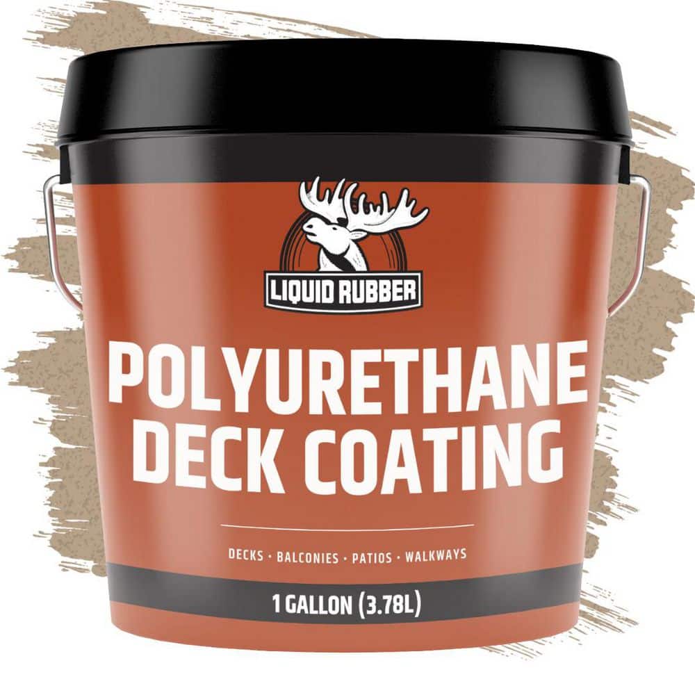 1 Gal. Neutral Beige Textured Polyurethane Deck Coating