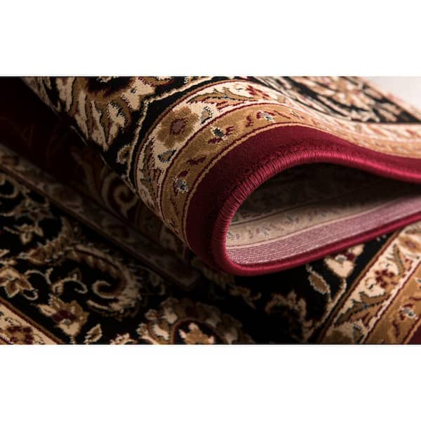 Majestic Red 5 ft. 3 in. x 7 ft. 5 in. Traditional Area Rug