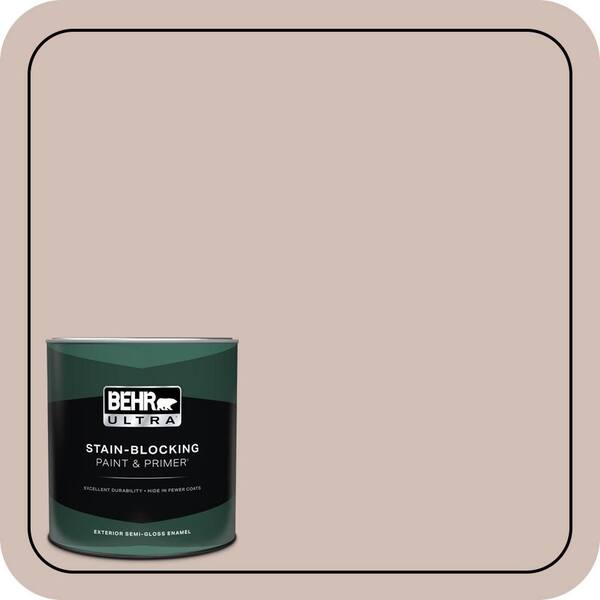BEHR ULTRA 1 qt. #ECC-28-1 Summer Bloom Semi-Gloss Enamel Exterior Paint & Primer