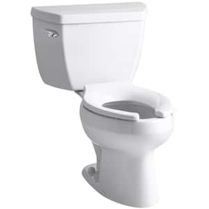 Wellworth Classic 2-Piece 1.6 GPF Single Flush Elongated Toilet in White