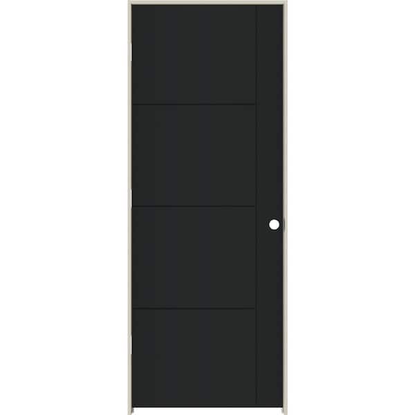 JELD-WEN 32 in. x 80 in. Right-Hand Solid Core Onyx Composite Single Prehung Interior Door