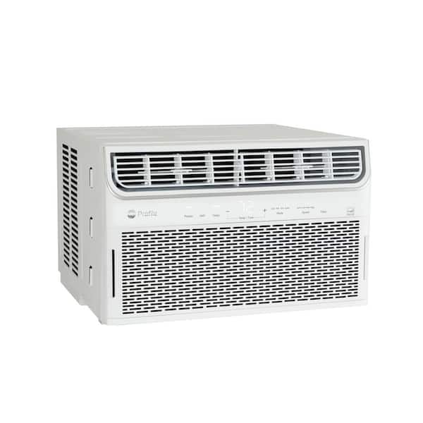 GE Profile 10,000 BTU 115V Window Air Conditioner Cools 450 Sq. Ft. with Inverter, Wi Fi, Remote and Quiet in White