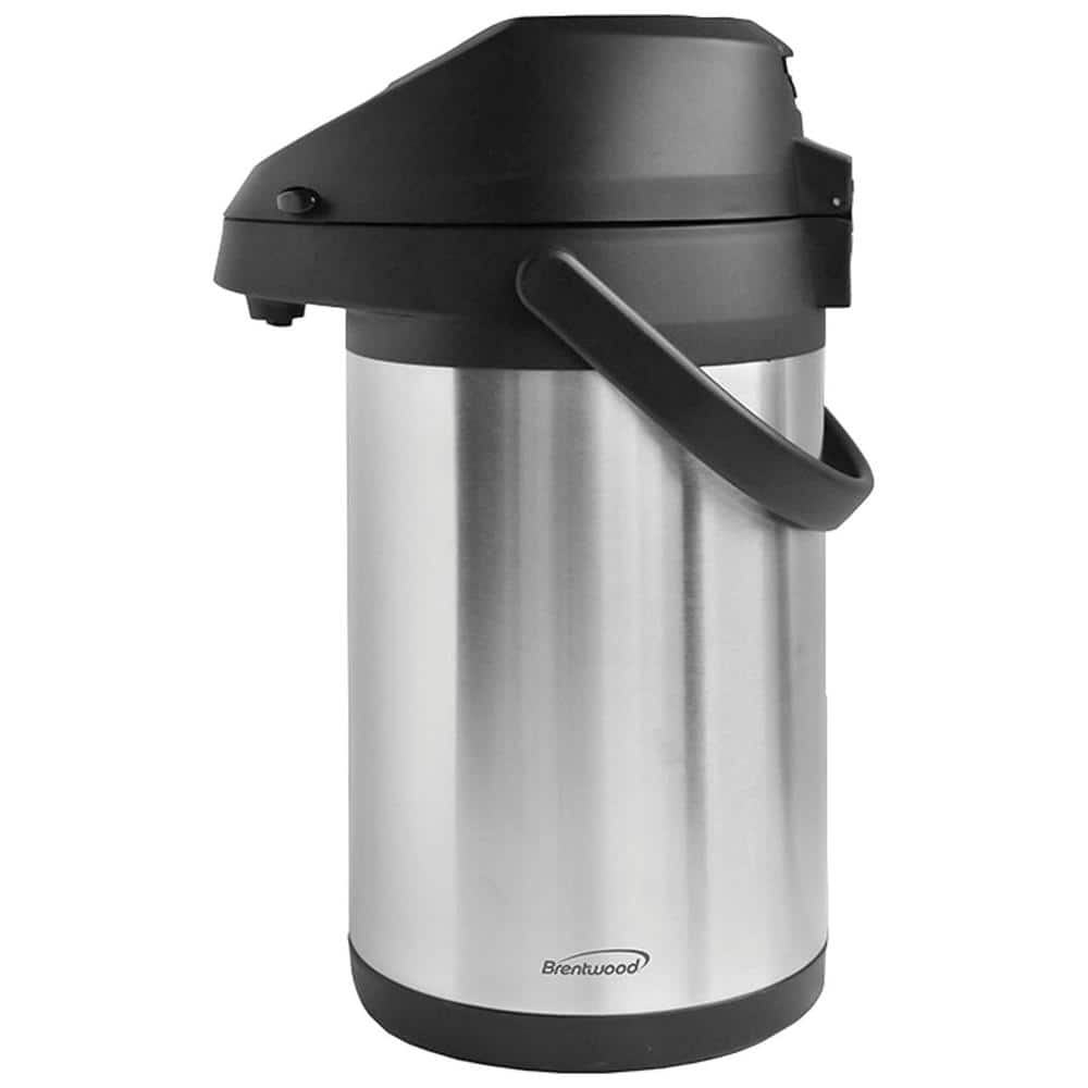 Air Pot Beverage Dispenser Hot Or Cold Thermos Pump