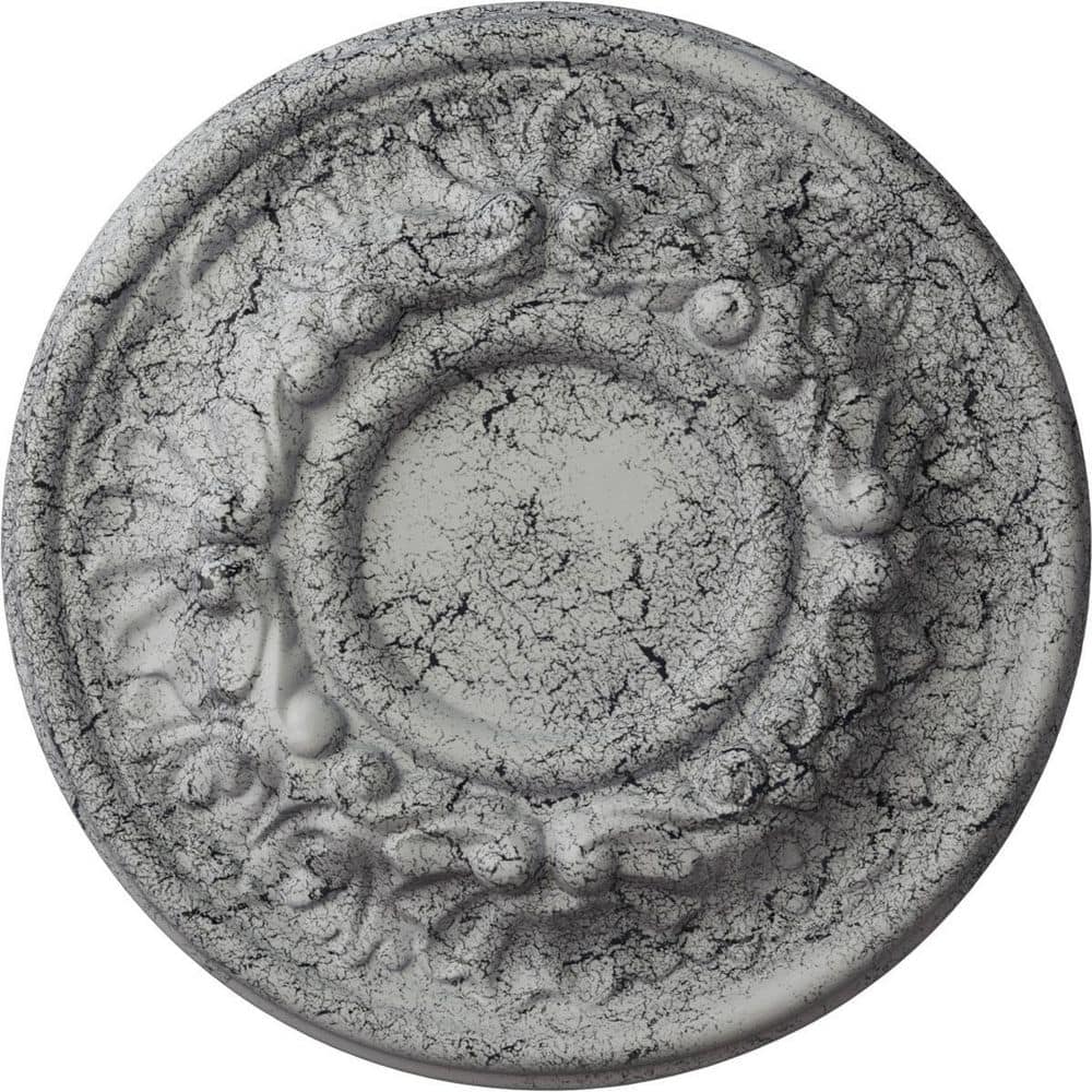 1-1/8 in. x 7-1/2 in. x 7-1/2 in. Polyurethane Odessa Ceiling Medallion, Ultra Pure White Crackle price history on PriceWatchPro
