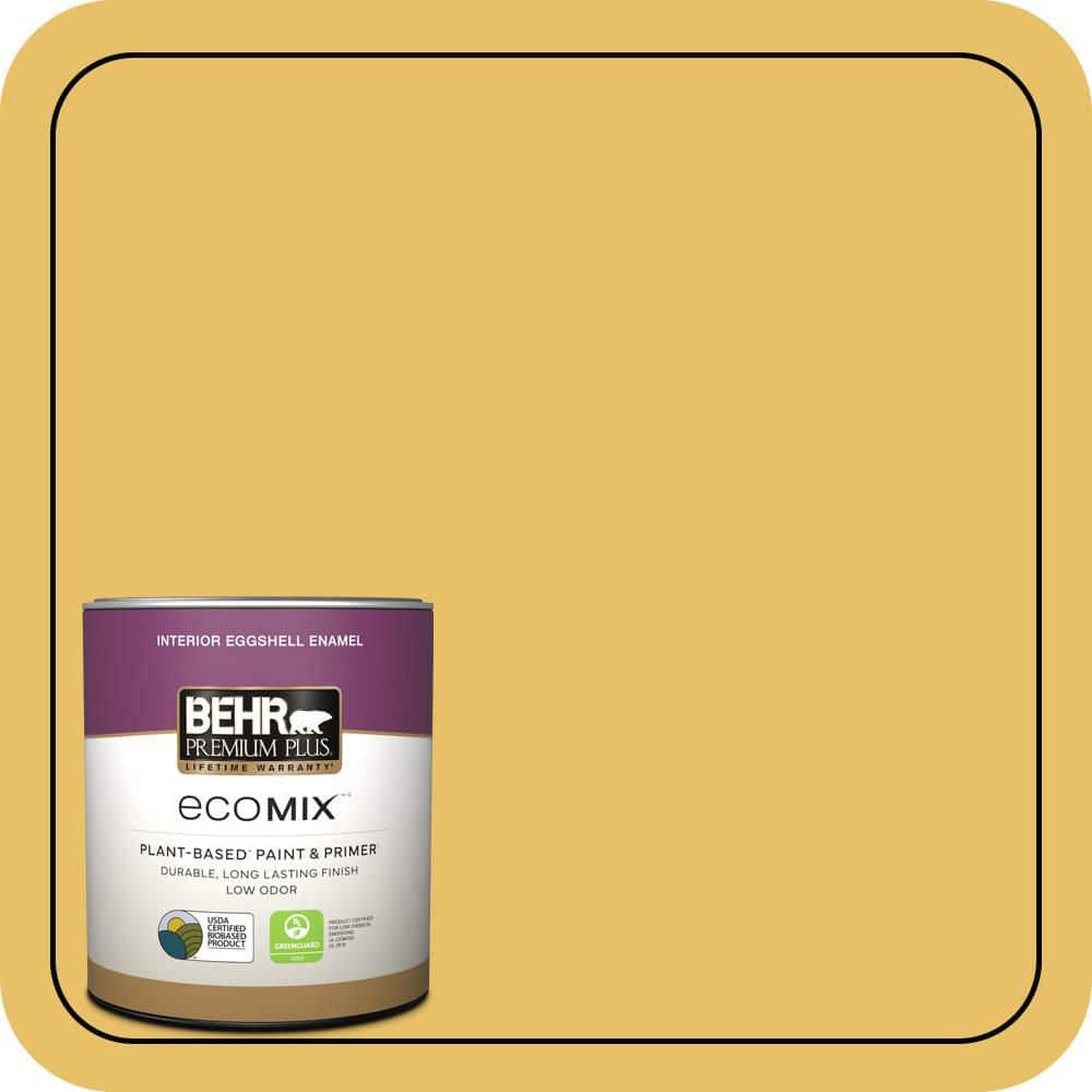 1 qt. #360D-5 Golden Chalice Eggshell Enamel EcoMix Plant-Based Interior Paint & Primer price history on PriceWatchPro