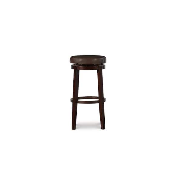 Linon Home Decor Maya 29 In Brown Cushioned Bar Stool 98353brn 01 Kd - Maya Home Decor Ltd Linon Home Decor Maya 29 In Brown Cushioned Bar Stool 98353brn 01 Kd - Maya Home Decor Ltd