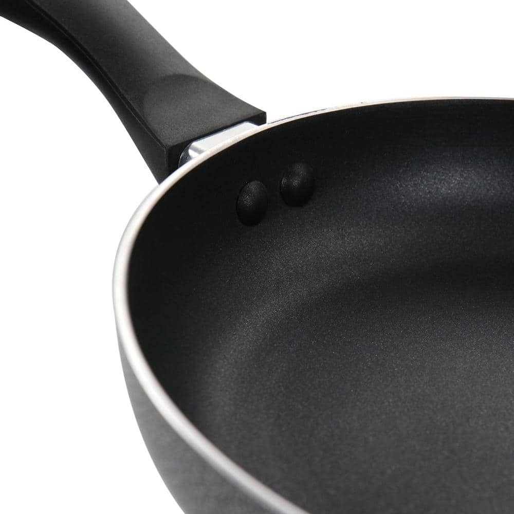 Charcoal Gray 2-Piece Nonstick Aluminum Frying Pan Set