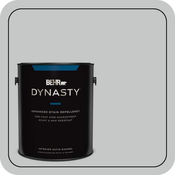 BEHR DYNASTY 1 gal. #N450-2 Zero Gravity Satin Enamel Stain-Blocking Interior Paint and Primer