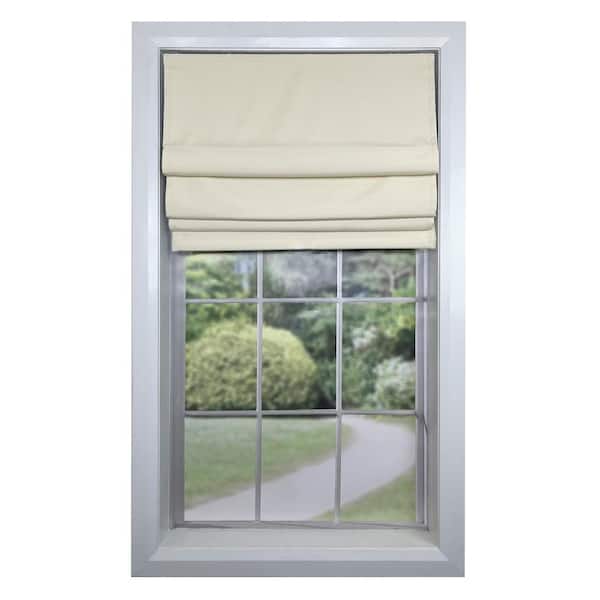 Versailles Home Fashions Ivory Cordless Blackout Polyester Roller Shades - 36 in. W x 63 in. L