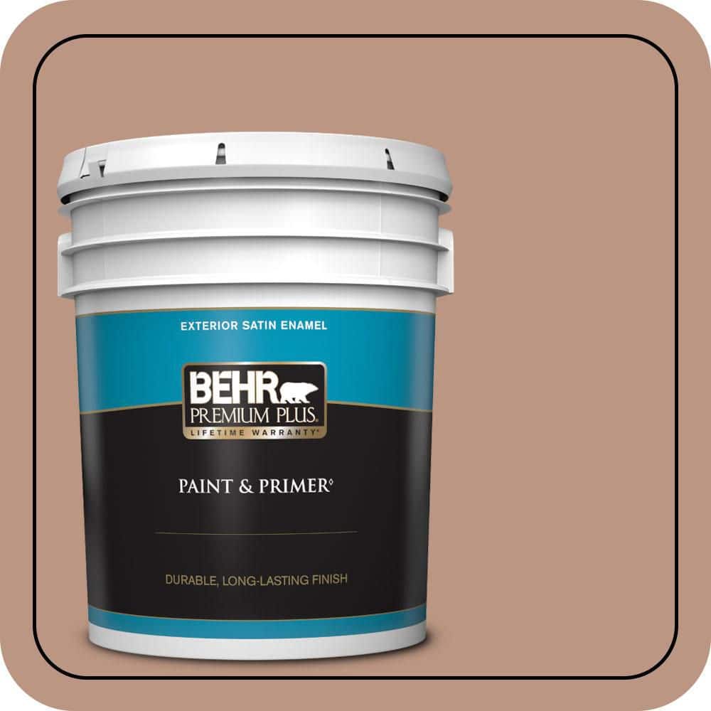 5 gal. #S190-4 Spiced Brandy Satin Enamel Exterior Paint & Primer price history on PriceWatchPro